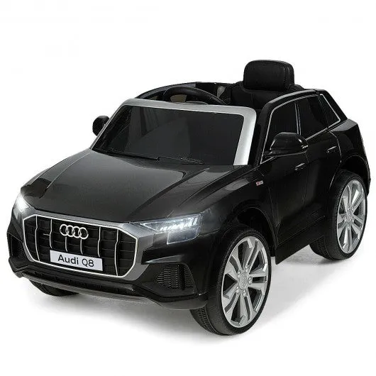 12V Licensed AudiQ8 Kids Ride On Car-Black