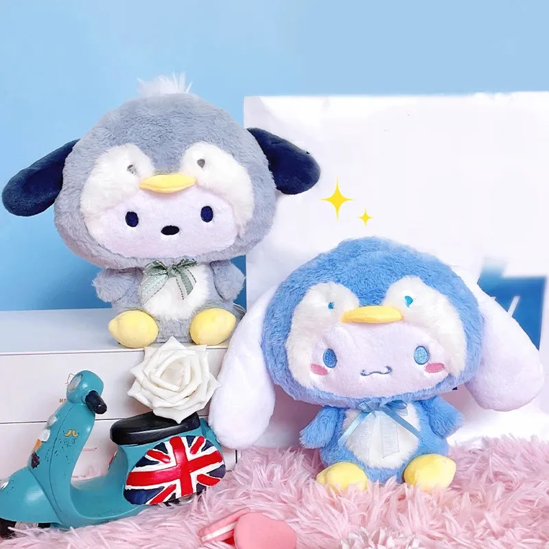 20cm Sanrio Pochacco Cinnamonroll Plush Doll - Kawaii Soft Stuffed Toy for Kids