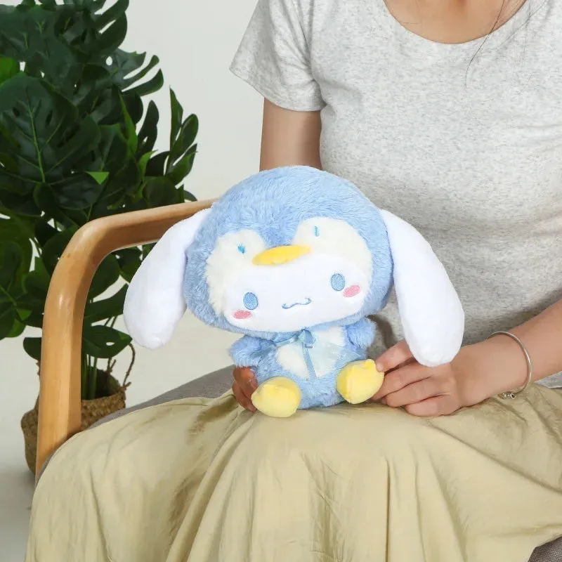 20cm Sanrio Pochacco Cinnamonroll Plush Doll - Kawaii Soft Stuffed Toy for Kids