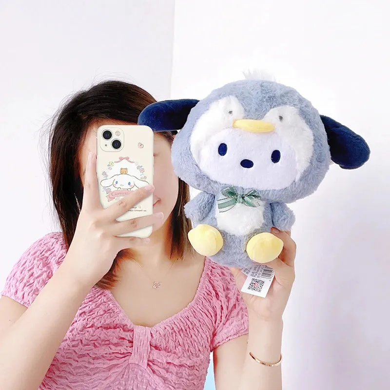 20cm Sanrio Pochacco Cinnamonroll Plush Doll - Kawaii Soft Stuffed Toy for Kids