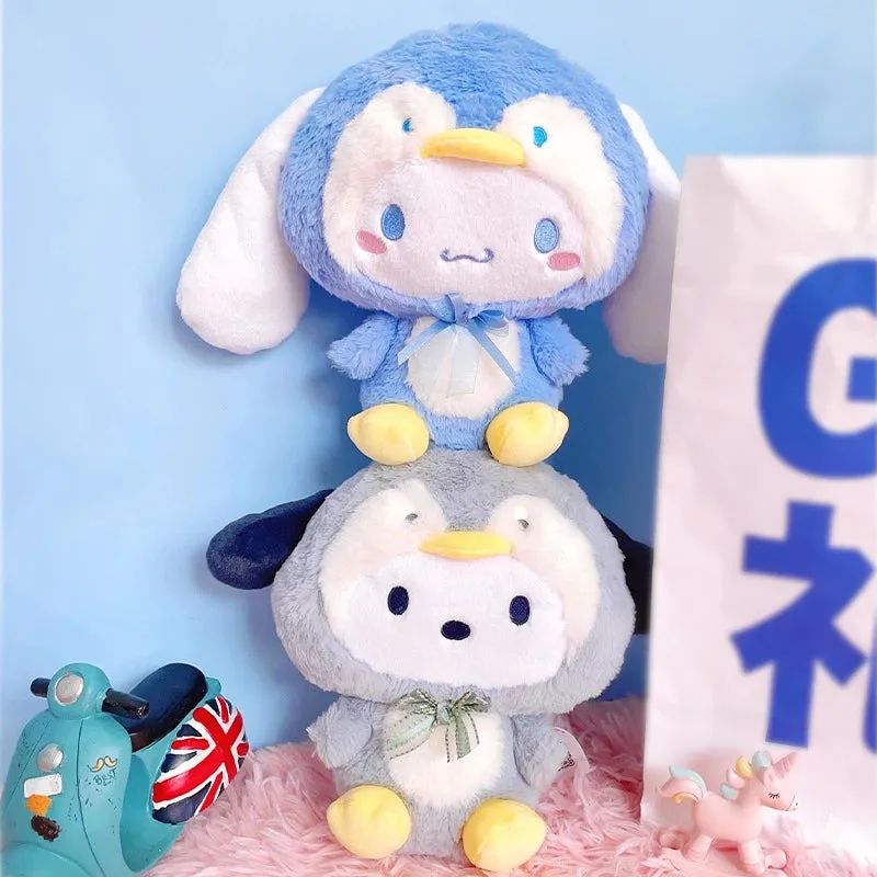20cm Sanrio Pochacco Cinnamonroll Plush Doll - Kawaii Soft Stuffed Toy for Kids