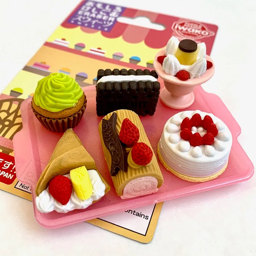 383441 IWAKO DESSERT ERASER CARD-SINGLE