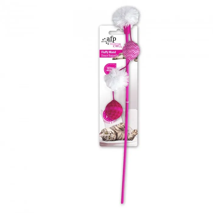All For Paws Modern Cat Fluffy Wand Cat Toy