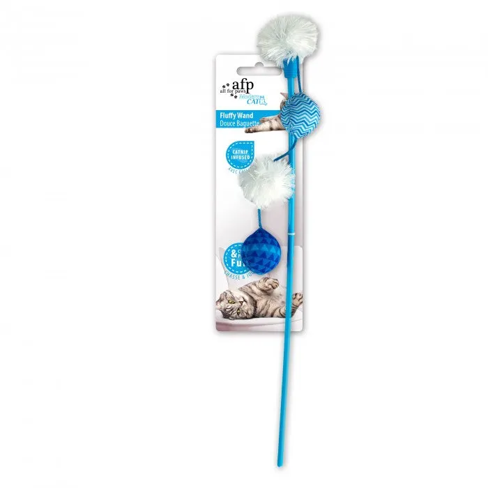 All For Paws Modern Cat Fluffy Wand Cat Toy