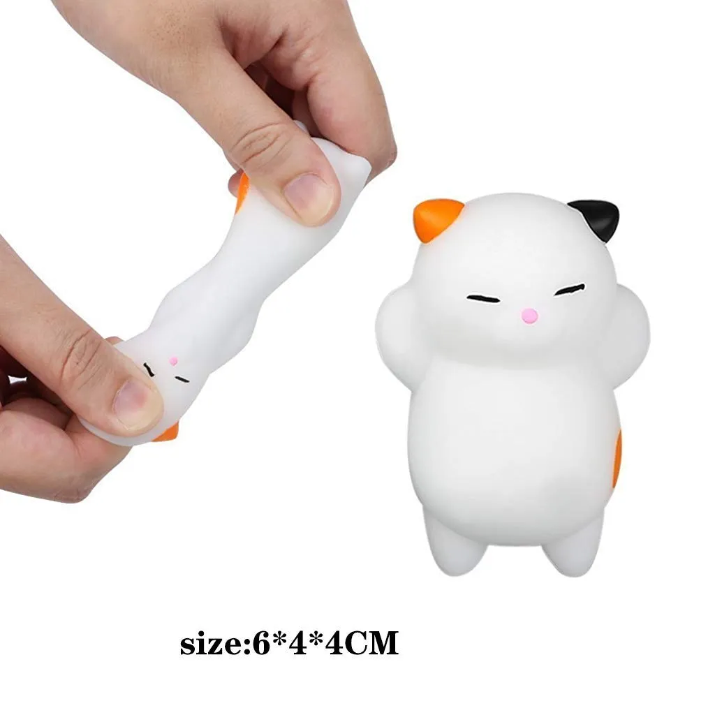 ANAB GI Kawaii Slow Rising Squishy Squeeze Mini Cat Toy -Set of 2 Pcs