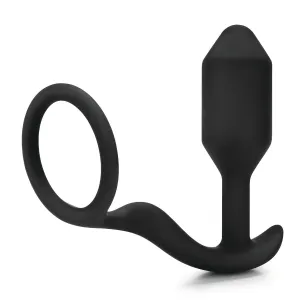 Sure! Heres an optimized title for the product:

Premium B-Vibe Snug & Tug Vibrating Prostate Plug with Comfortable Cock Ring