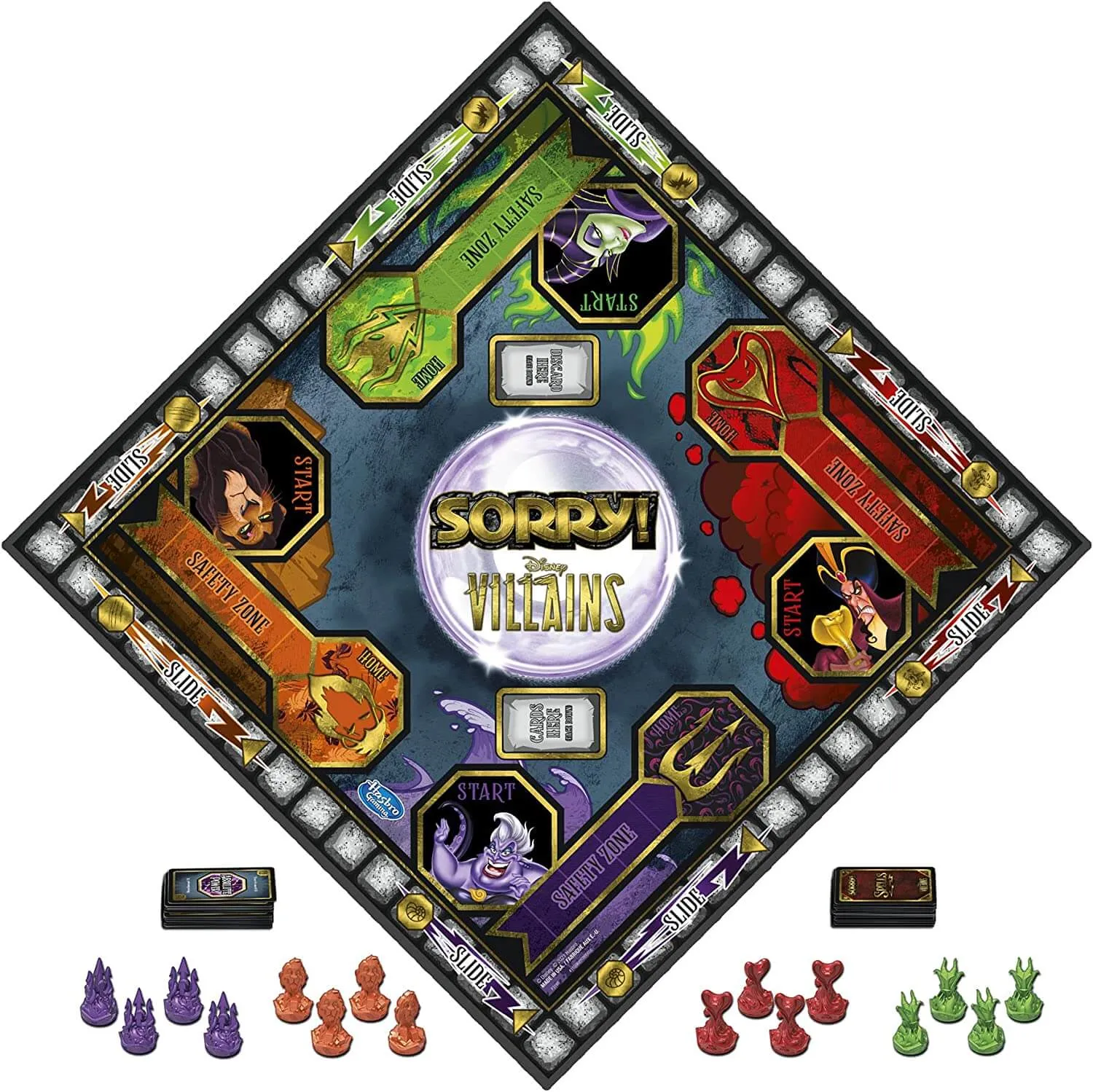 Board game Hasbro Gaming: Sorry! Disney Villains Edition Kids