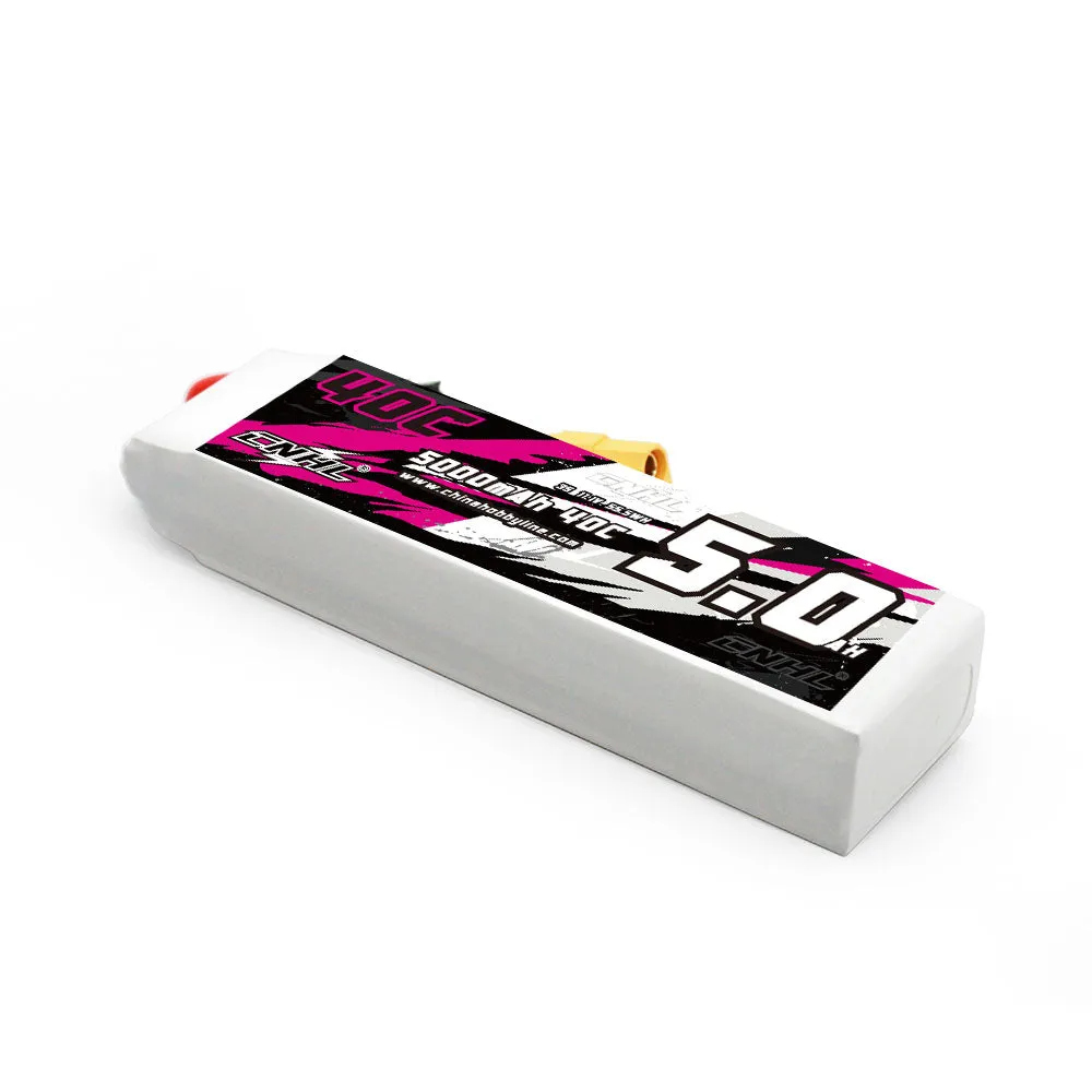 CNHL 5000mAh 11.1V 3S 40C Lipo Battery with XT90 Plug