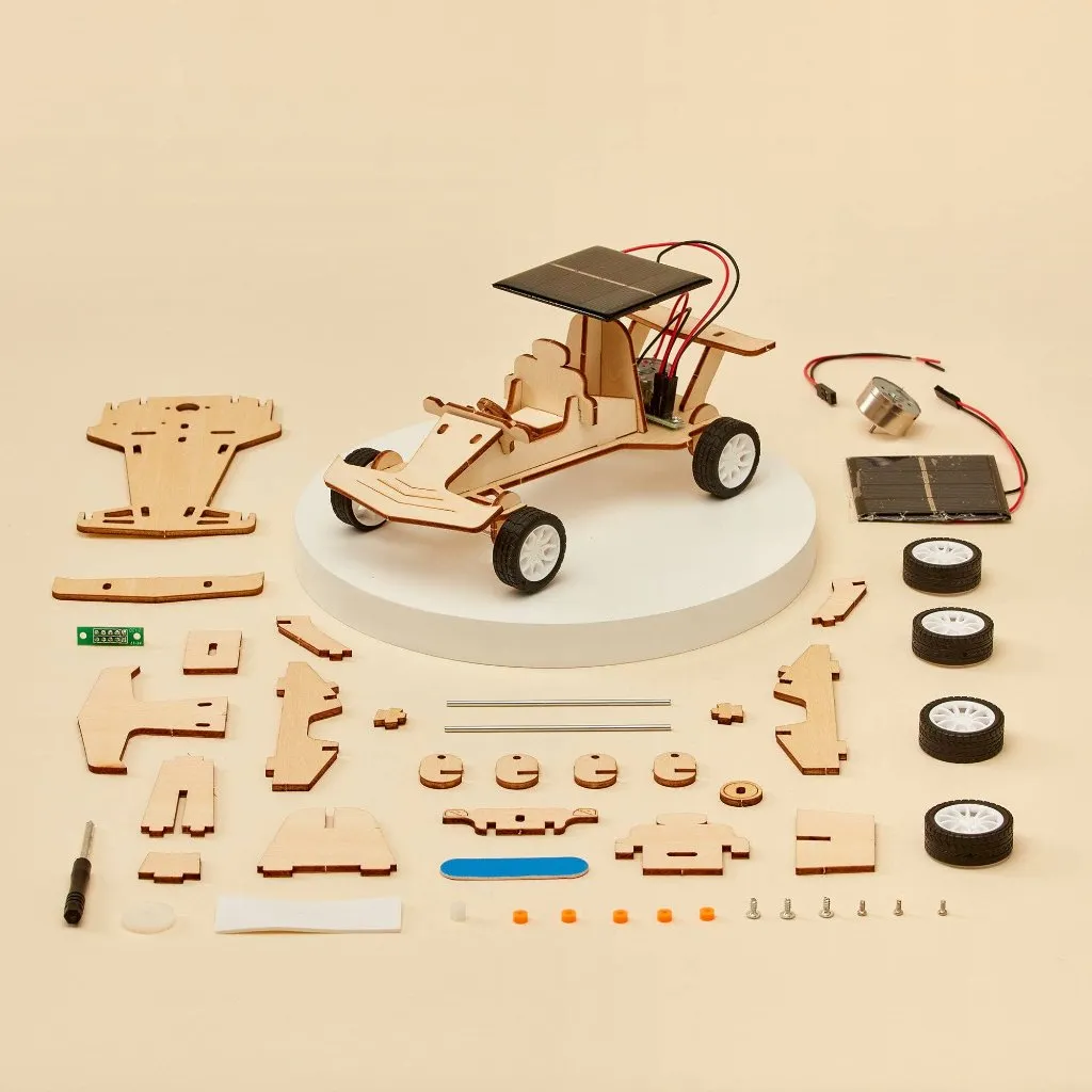 CreateKit Solar Powered Race Car DIY STEM Toy