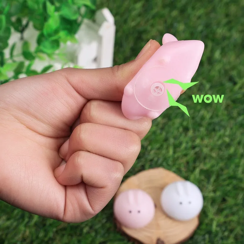 Cute Cartoon Animal Pinch press toy Adult Decompression Parent-child Toy Music Called Voice Vent Stress Reliever Toys Vinyl PVC