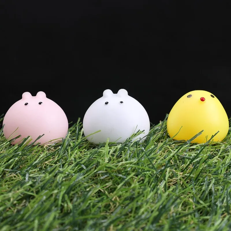 Cute Cartoon Animal Pinch press toy Adult Decompression Parent-child Toy Music Called Voice Vent Stress Reliever Toys Vinyl PVC