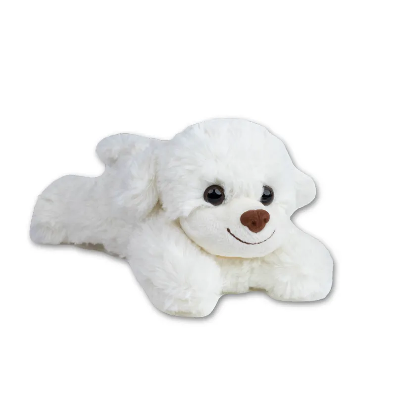 Cute White Dog Stuffed Animal Soft Toy for Babies and Kids
