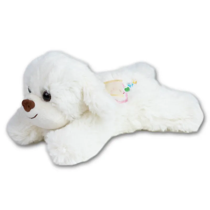 Cute White Dog Stuffed Animal Soft Toy for Babies and Kids