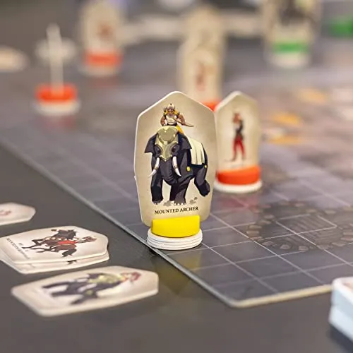DICE TOY LABS Yudhbhoomi: A Thrilling 3-In-1 Indian Strategy Board Game For Fans Of Chess, War Strategy, And Indian History - Engaging Big Game For 1-4 Players, Kids