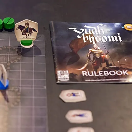 DICE TOY LABS Yudhbhoomi: A Thrilling 3-In-1 Indian Strategy Board Game For Fans Of Chess, War Strategy, And Indian History - Engaging Big Game For 1-4 Players, Kids