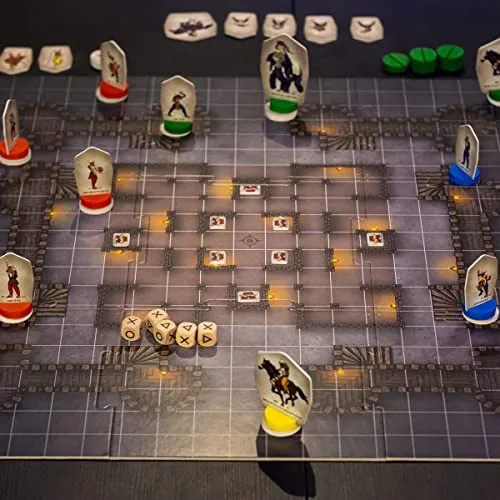 DICE TOY LABS Yudhbhoomi: A Thrilling 3-In-1 Indian Strategy Board Game For Fans Of Chess, War Strategy, And Indian History - Engaging Big Game For 1-4 Players, Kids