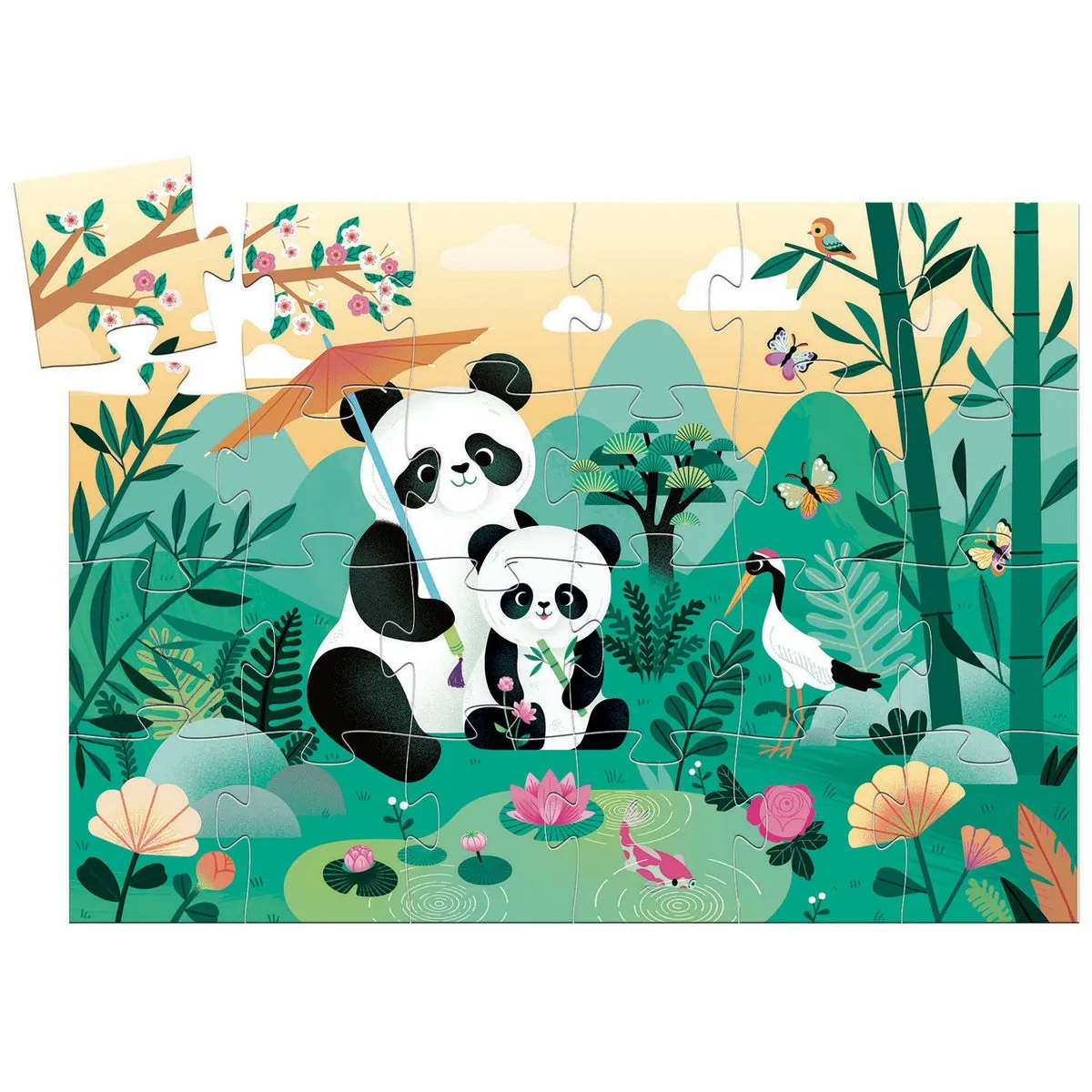 Djeco leo the panda 24 pc puzzle