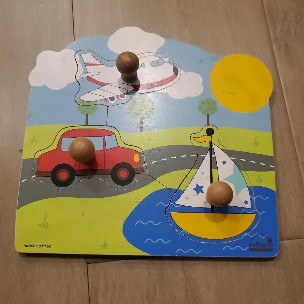 Educo 3pc peg puzzle