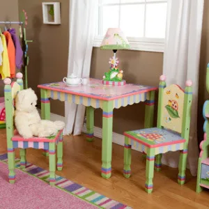 Fantasy Fields Fantasy Fields Magic Garden Table and Chair Set, Wood
