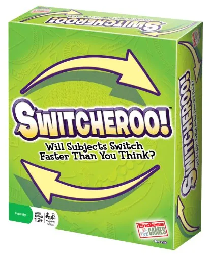 Funskool Endless Games Games, Switcheroo, 2015, The Quick Thinking Hilarious Word Game, Family, 2   Players, 12 & Above, Multi Color for Adults