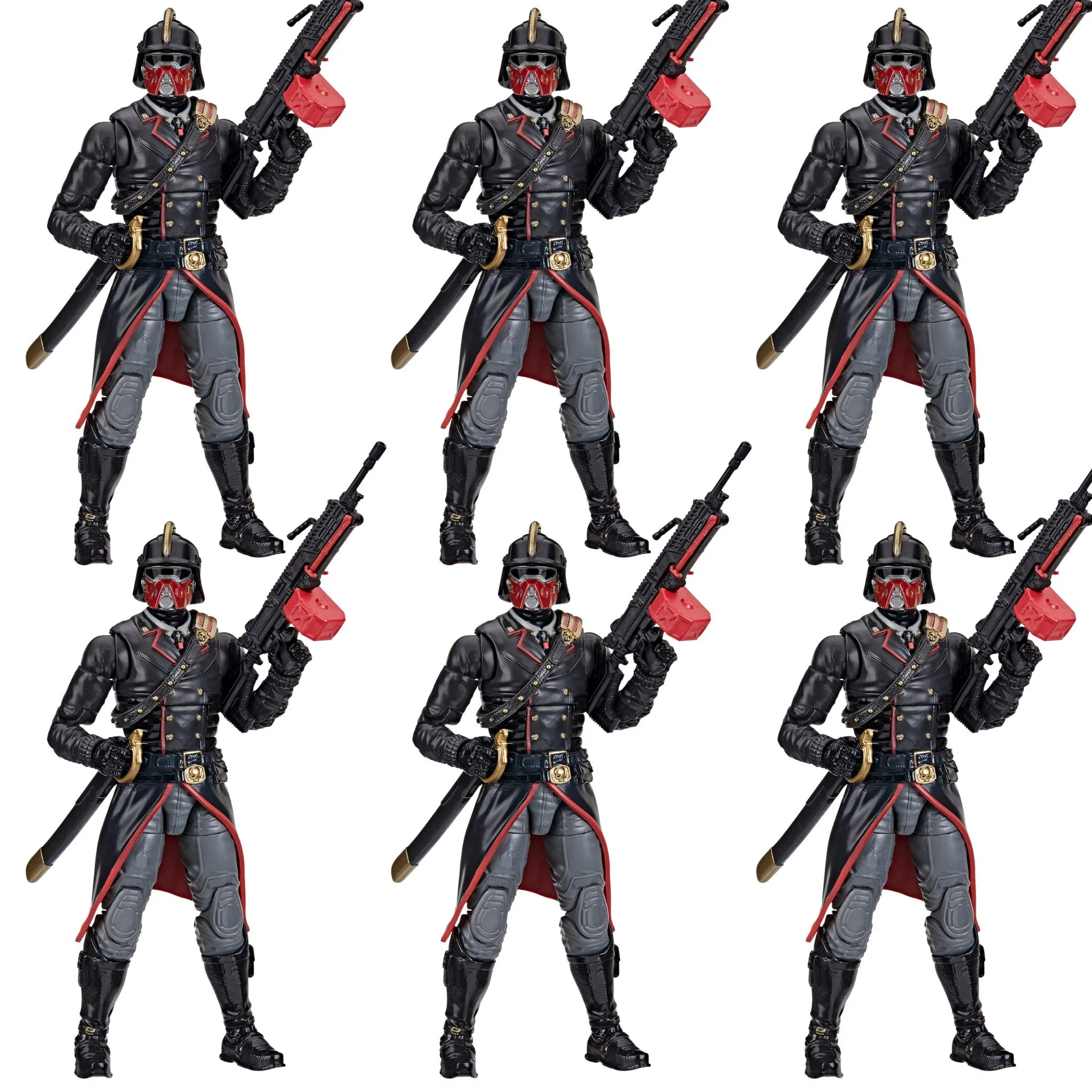 G.I. Joe Classified Iron Grenadier ARMY BUILDER SET OF 6!