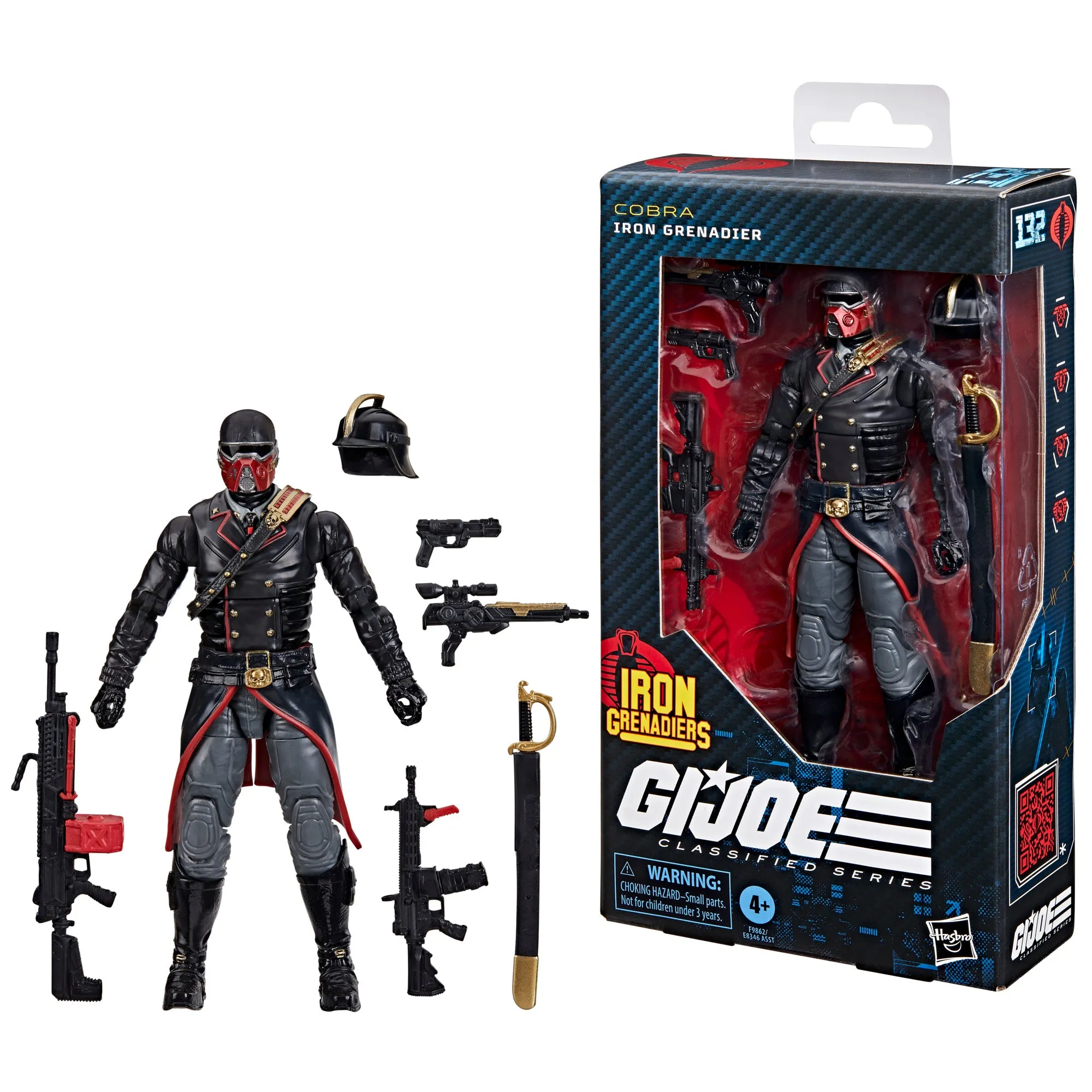 G.I. Joe Classified Iron Grenadier ARMY BUILDER SET OF 6!