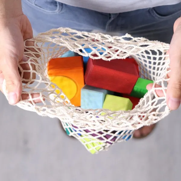 Grimm's wooden building blocks set of 30