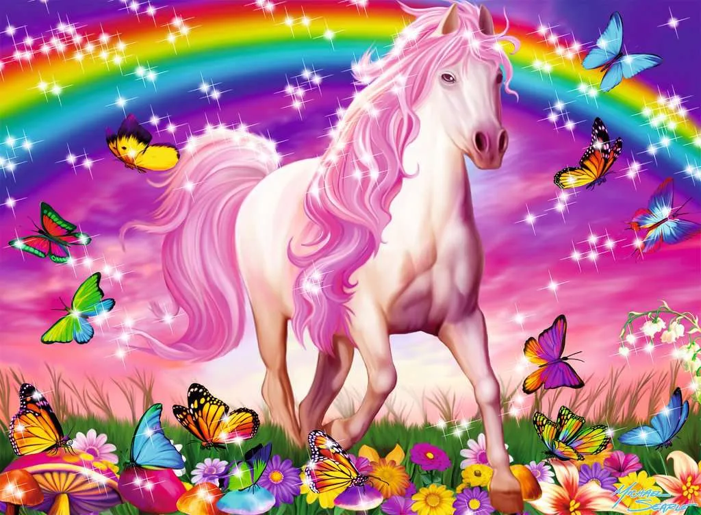 Horse Dream 100 pc Glitter Puzzle