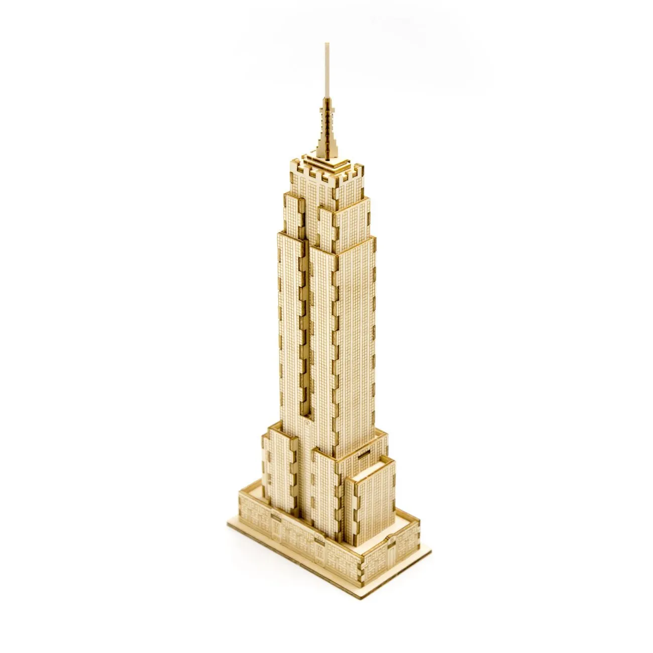 Incredibuilds 3D Wooden Model New York Empire State Building