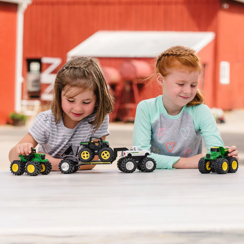 John Deere Monster Treads 12cm 5 Piece Vehicle Toy Value Pack