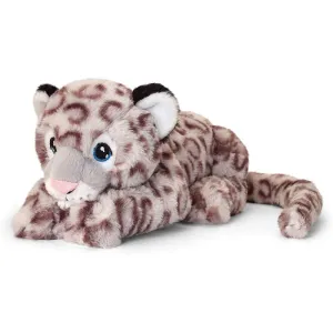 Keeleco 35cm Eco-Friendly Snow Leopard Soft Toy
