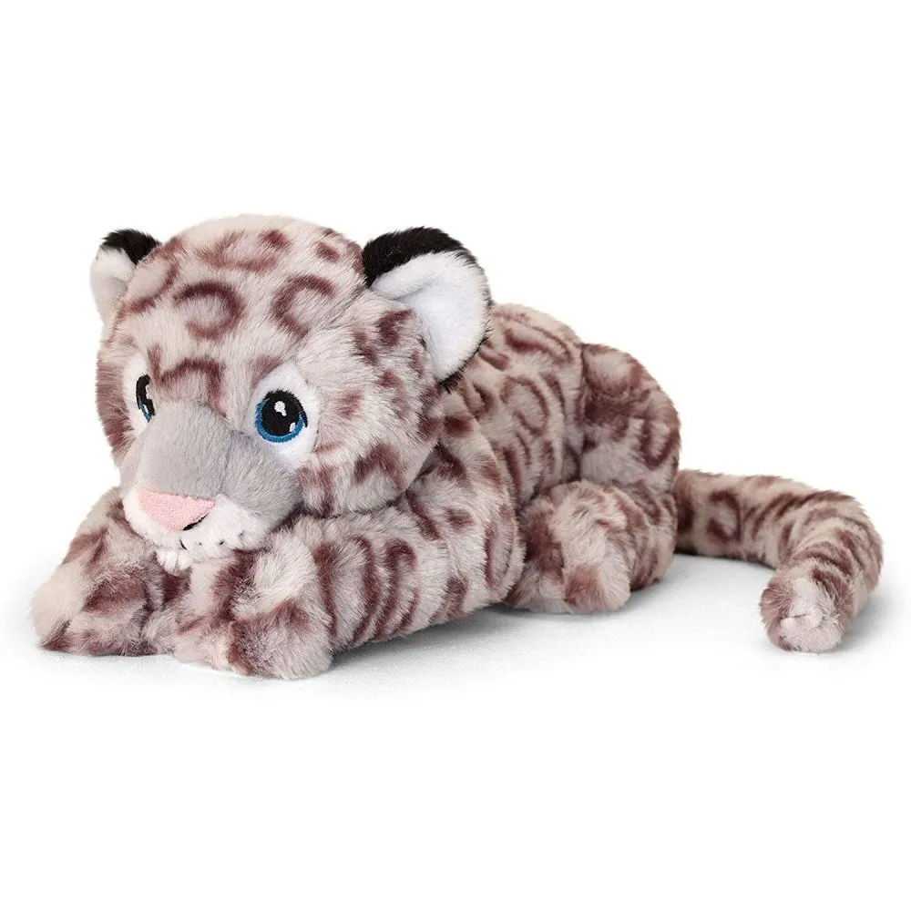 Keeleco 35cm Eco-Friendly Snow Leopard Soft Toy