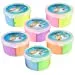 Kicko Bouncing Putty Creative Hand Mud Toys for Kids - 2.5 Inches Slime - 6 Pack - Summer