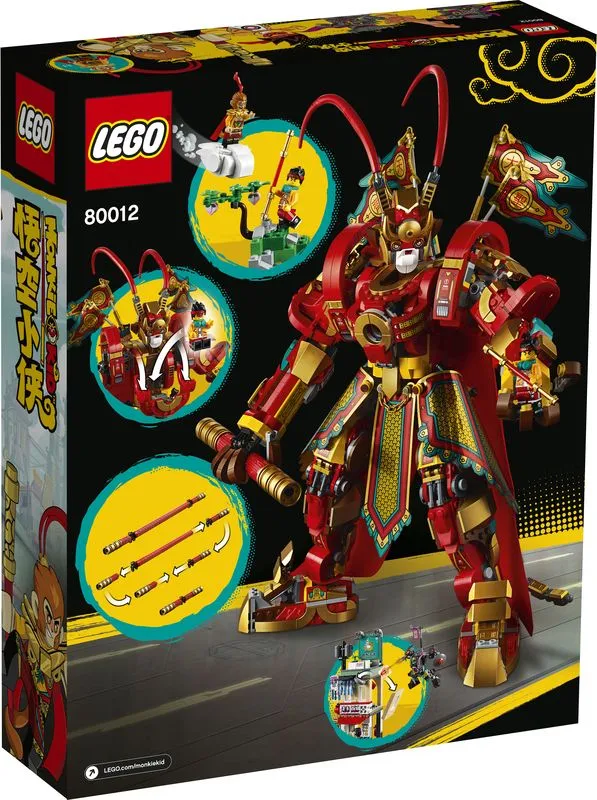 Optimized Title: Monkie Kid Monkey King Warrior Mech LEGO Set