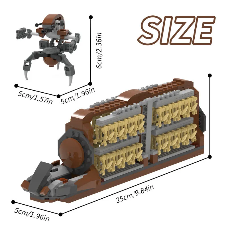 MOC Creative Series Robot Attack Machine and Destroyer Machine Puzzle Assembling Building Blocks