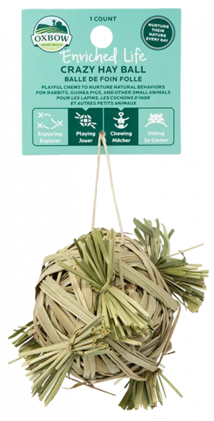 Oxbow Enriched Life Crazy Hay Ball