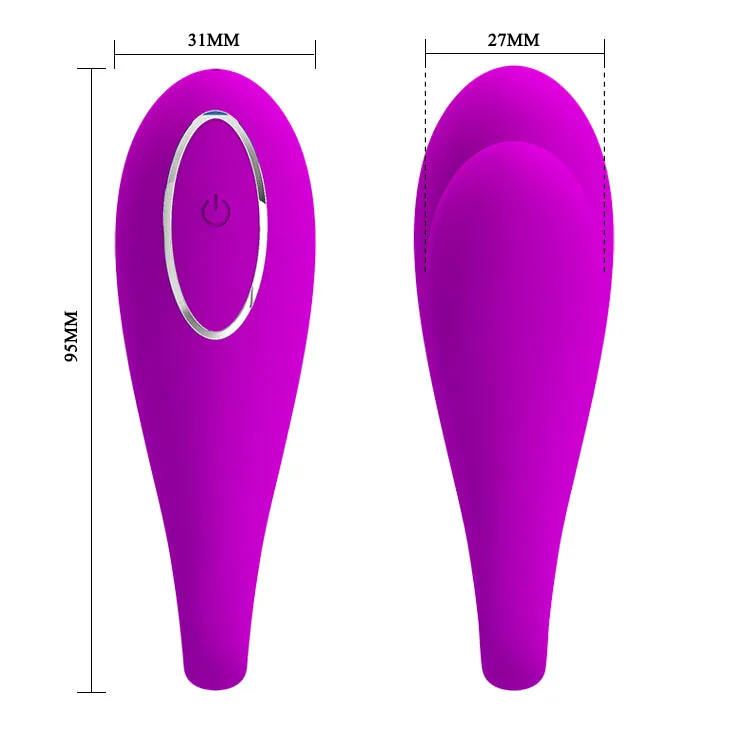 Pretty Love August Rechargeable App Controlled Wearable Couples Vibrator
