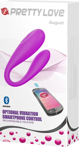 Pretty Love August Rechargeable App Controlled Wearable Couples Vibrator