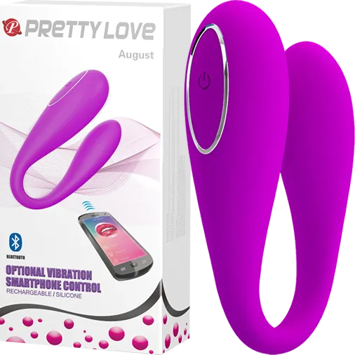 Pretty Love August Rechargeable App Controlled Wearable Couples Vibrator