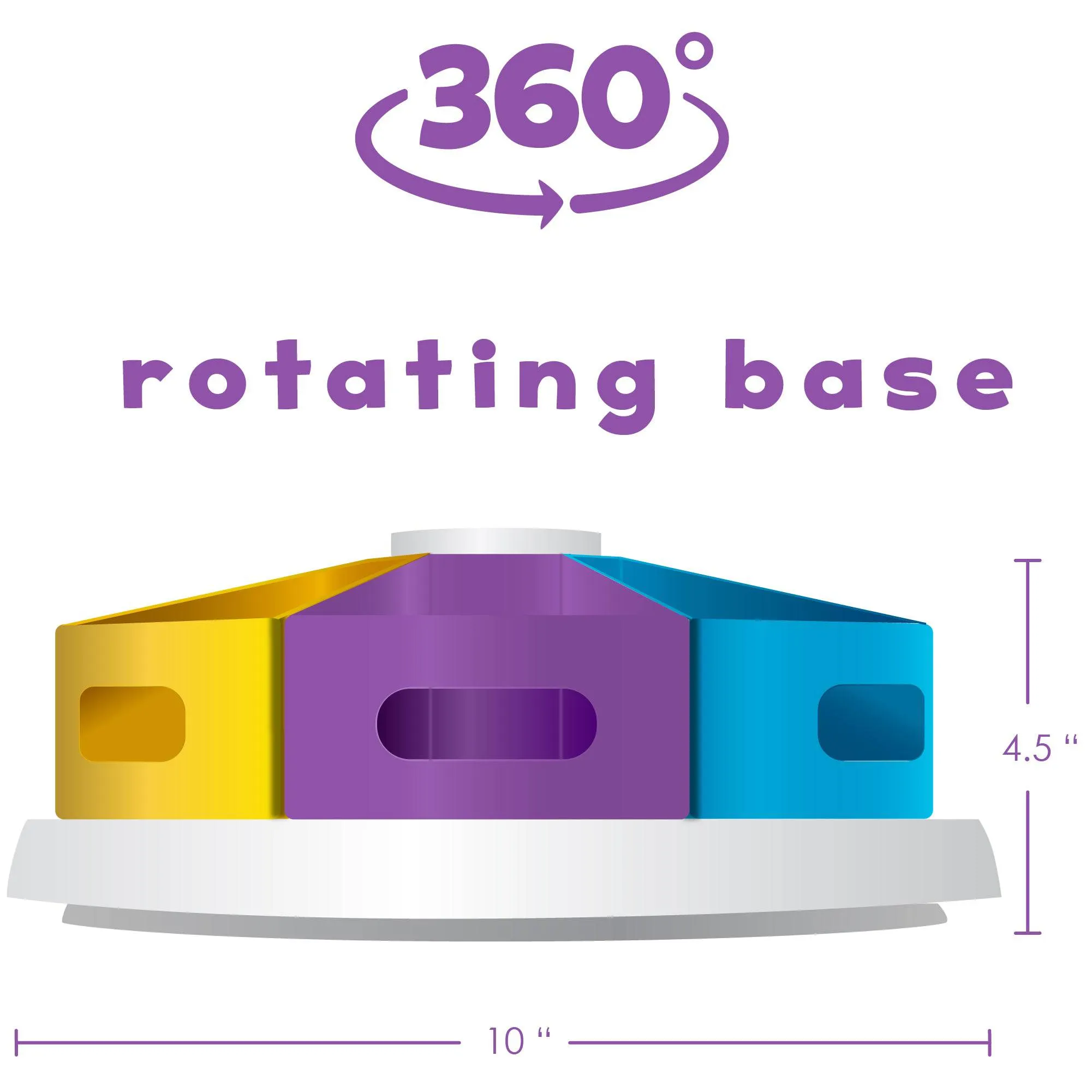 Rotating Art Supplies Organizer