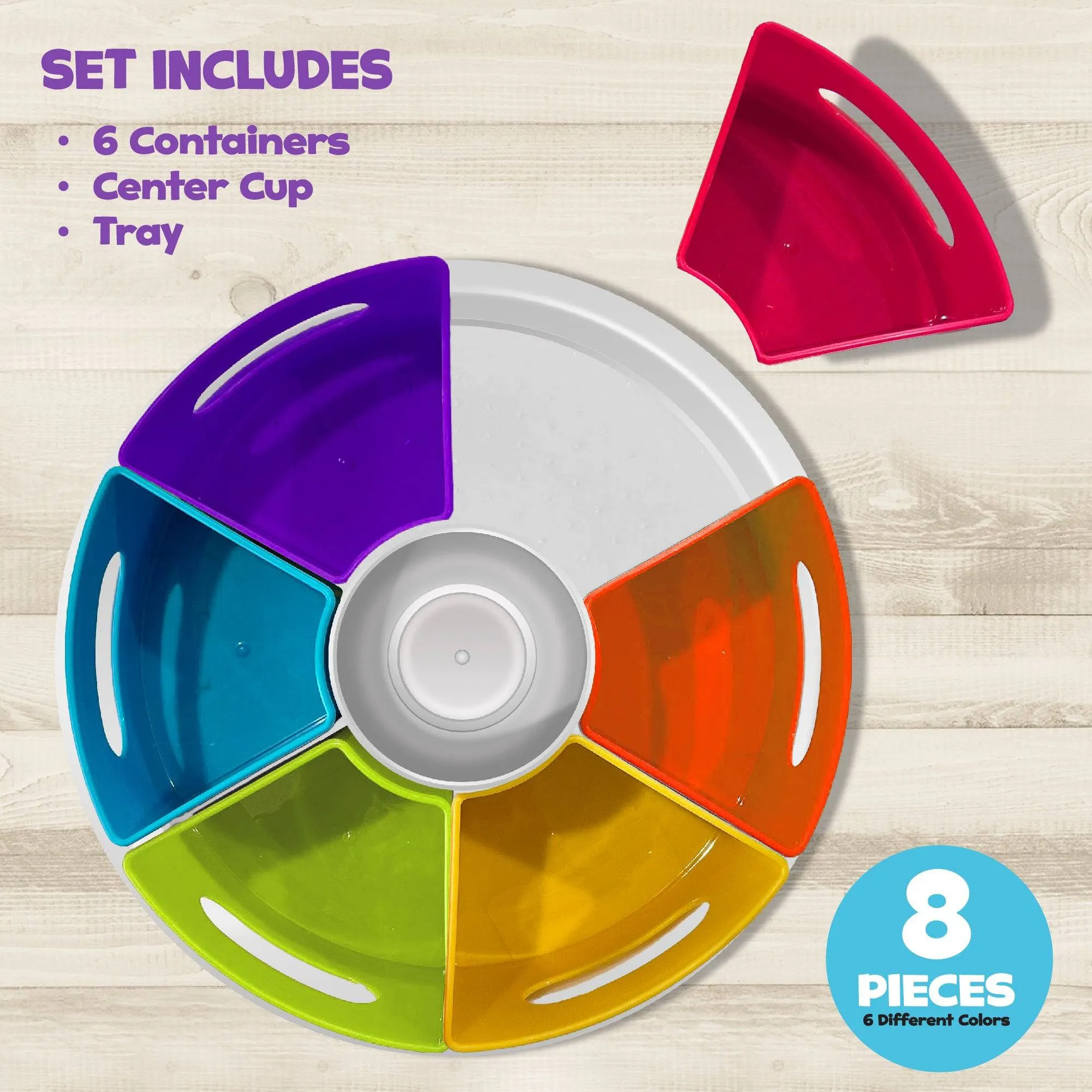 Rotating Art Supplies Organizer
