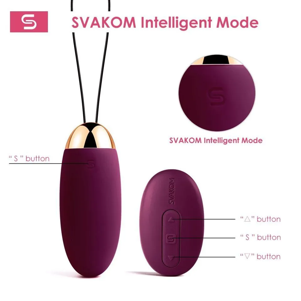 Svakom Elva Remote Control Vibrating Bullet