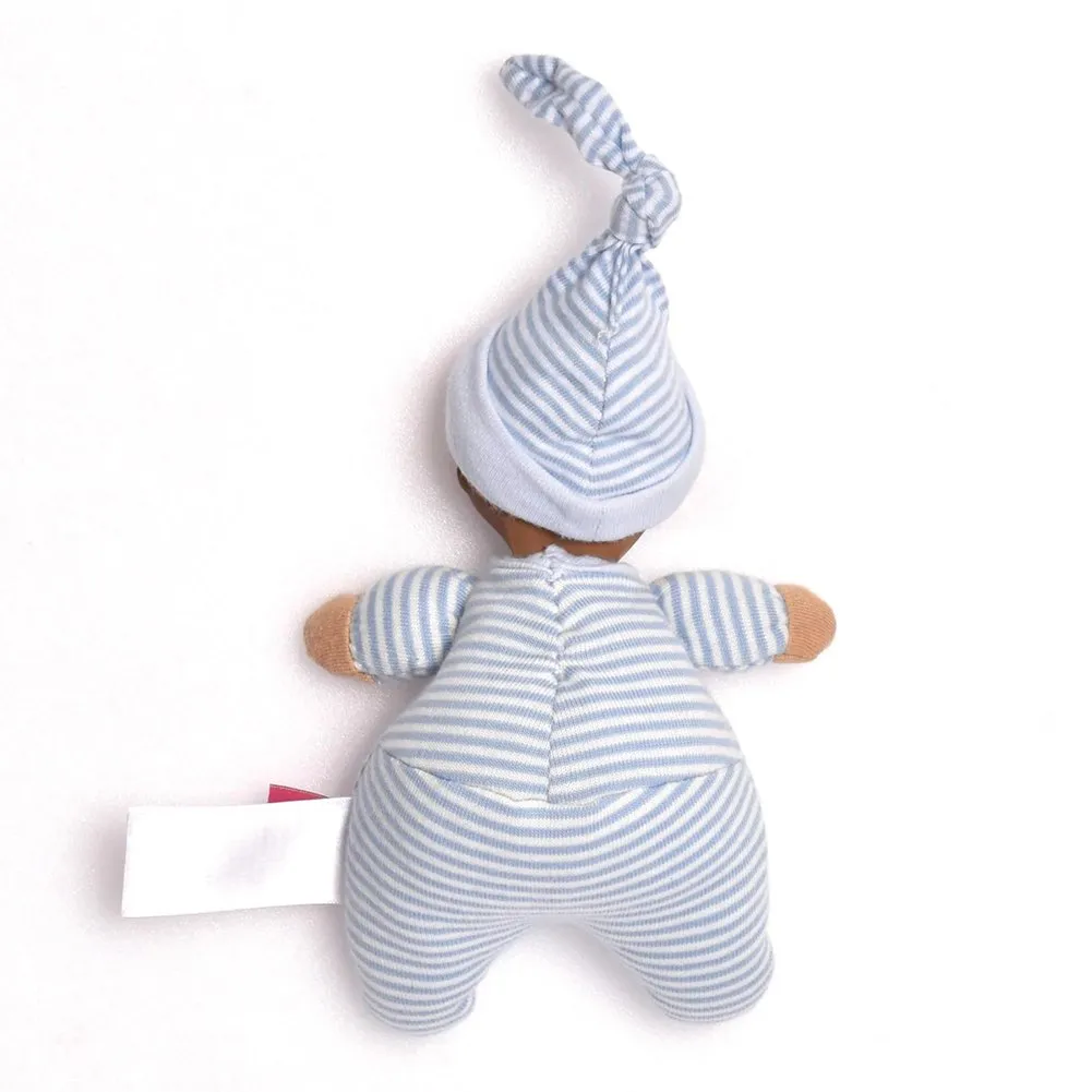 Tikiri Bonikka Collection Precious Baby Plush Doll - Blue Stripe (7 inch)