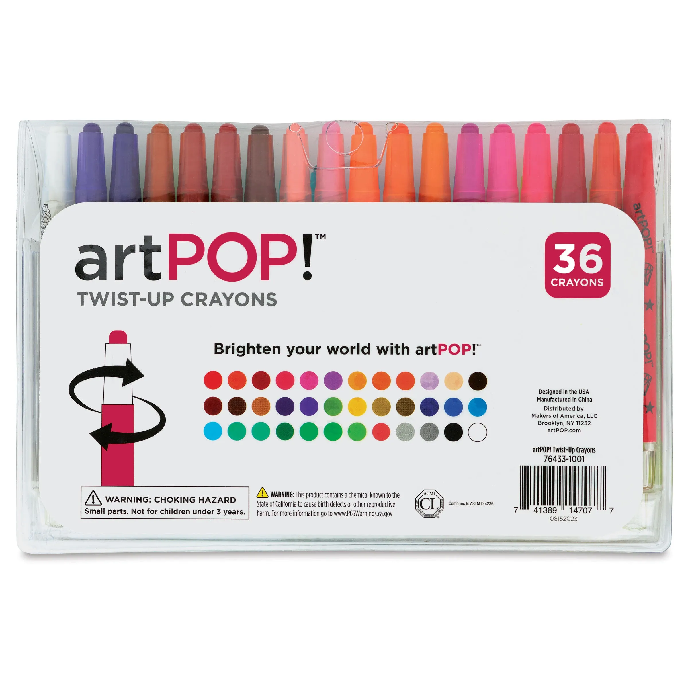 Twist-Up Crayon Set - Set of 36